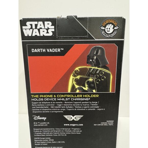 Star Wars Darth Vader Cable Guys Phone & Controller Holder, Device Stand NW 8.5" - Picture 6 of 6